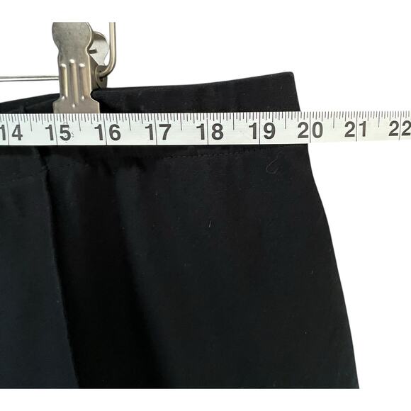 Talbots Ponte Knit Pants Women 3XL Black Ankle Zip Stretch Classic Preppy Casual - Picture 6 of 13
